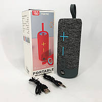 Портативна Bluetooth колонка TG619C FM-радіо USB/TF з ремінцем. BX-203 Колір: сірий