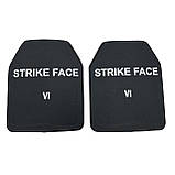 Комплект полегшених керамічних бронепластин Клас захисту NIJ IV (6-й клас). Вага 2,7 кг/шт., фото 5