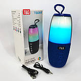 Портативна колонка TG644 5W з RGB підсвічуванням та ремінцем. PF-165 Колір: синій, фото 7