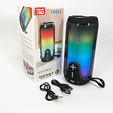 Bluetooth-колонка TG651 з RGB ПІДСВІТКОМ. YI-674 Колір: чорний, фото 9