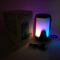 Портативна колонка TG652 5W з RGB підсвічуванням та ремінцем. BL-925 Колір: синій