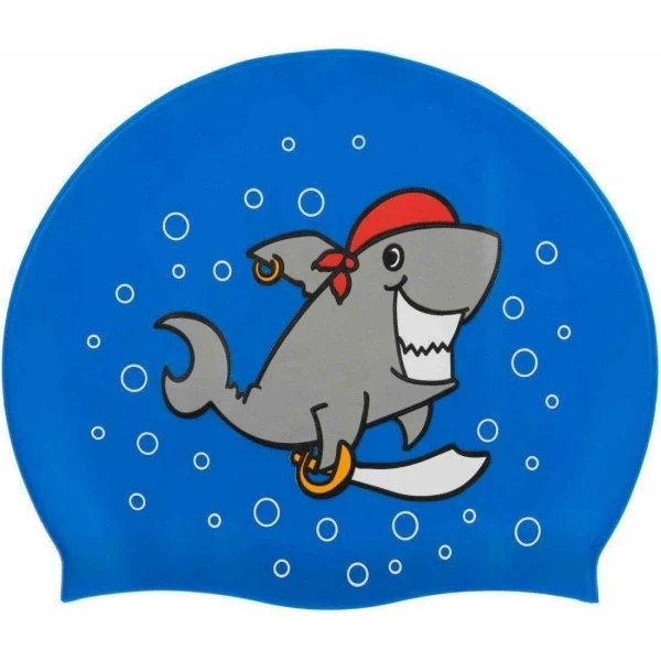Шапочка дитяча для плавання басейну Акула Aqua Speed KIDDIE Shark 1783