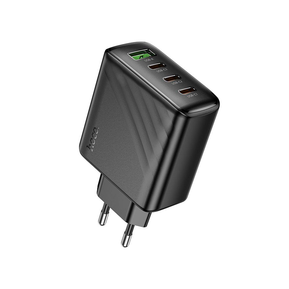 Мережевий Зарядний Пристрій Hoco CS27A 3USB-C/1USB PD/QC 67W Колір Чорний