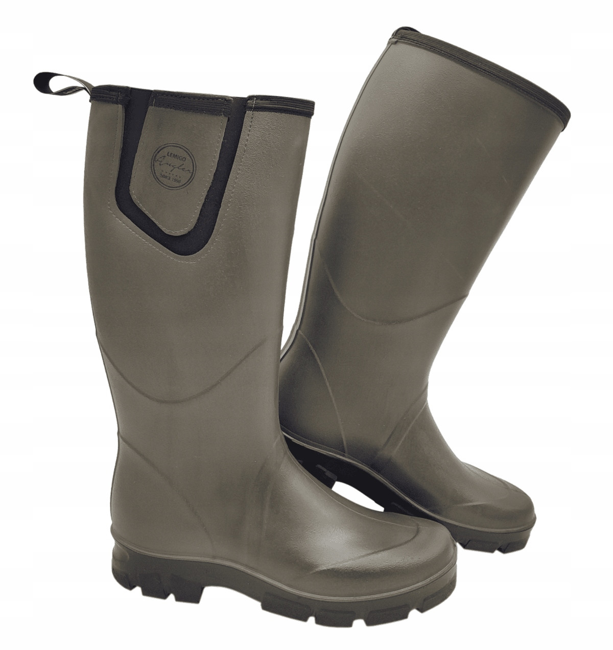 Гумові чоботи з поліуретану + неопрен на рибалку, полювання Lemigo Angler 719 PRO розмір 43-27,5 см (719/43)
