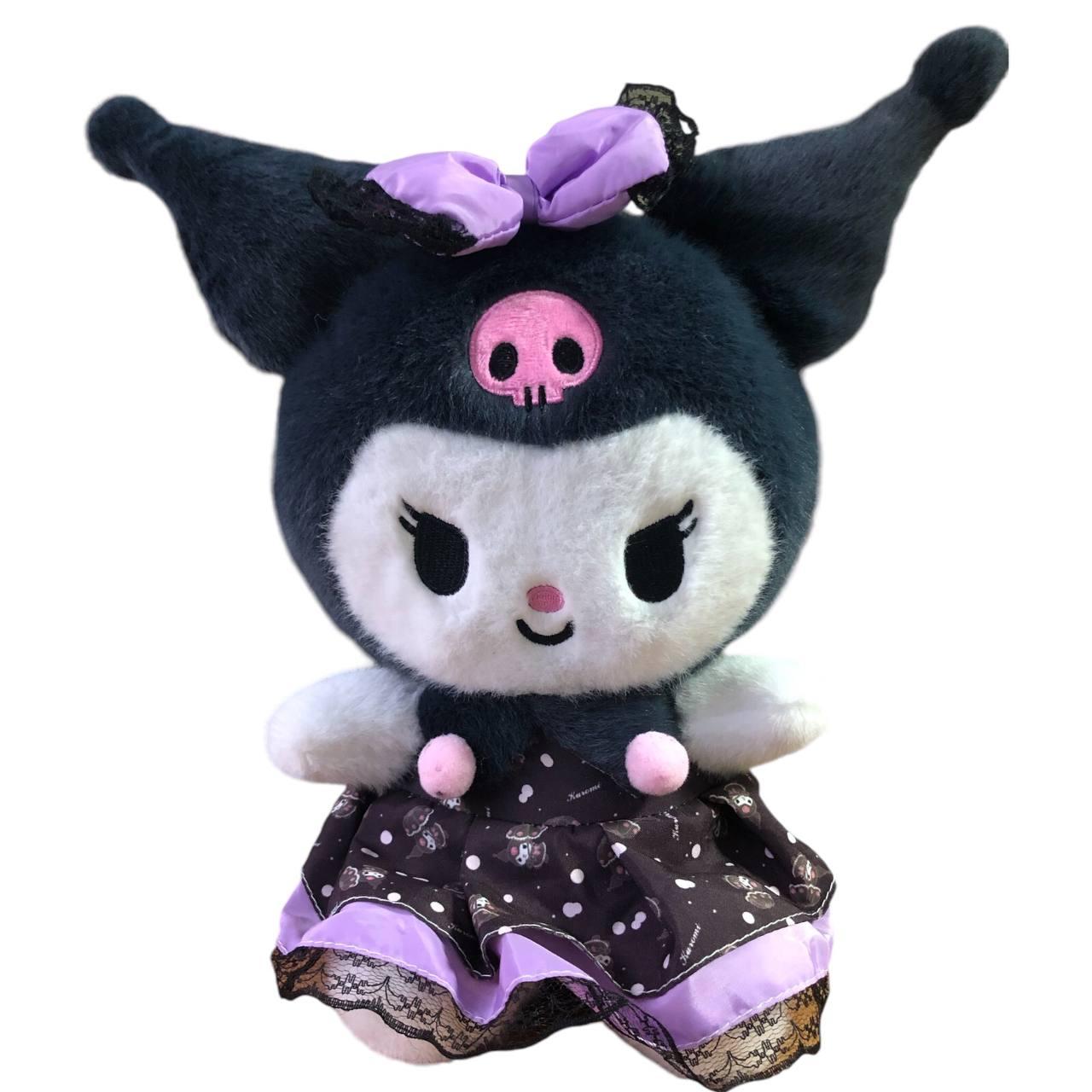 М’яка іграшка Куромі Hello Kitty Аніме Kuromi Хеллоу Кітті 33 см рожева