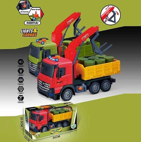 Музична вантажівка з вантажем і клешнею, фото 1