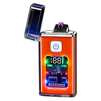 Електроімпульсна USB запальничка Lighter водонепроникна Червоний (KG-12161)