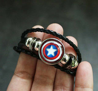 Браслет на затяжках "Щит" Капітан Америка: Перший Месник / Captain America: The First Avenger