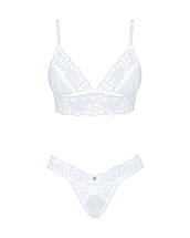 Еротичний комплект Obsessive Heavenlly 2-pcs set M/L, бюстгальтер і танга, фото 3