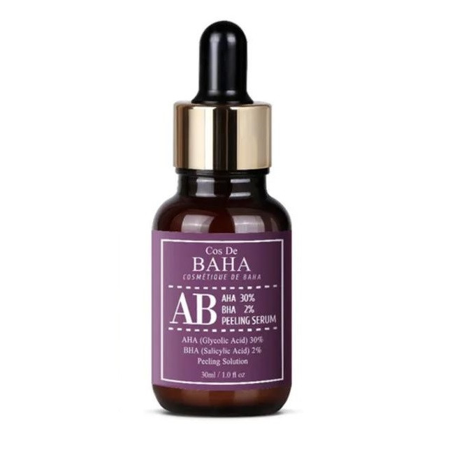 Відлущуюча сироватка для обличчя Cos De Baha AHA/BHA AB Serum (AB) 30 мл