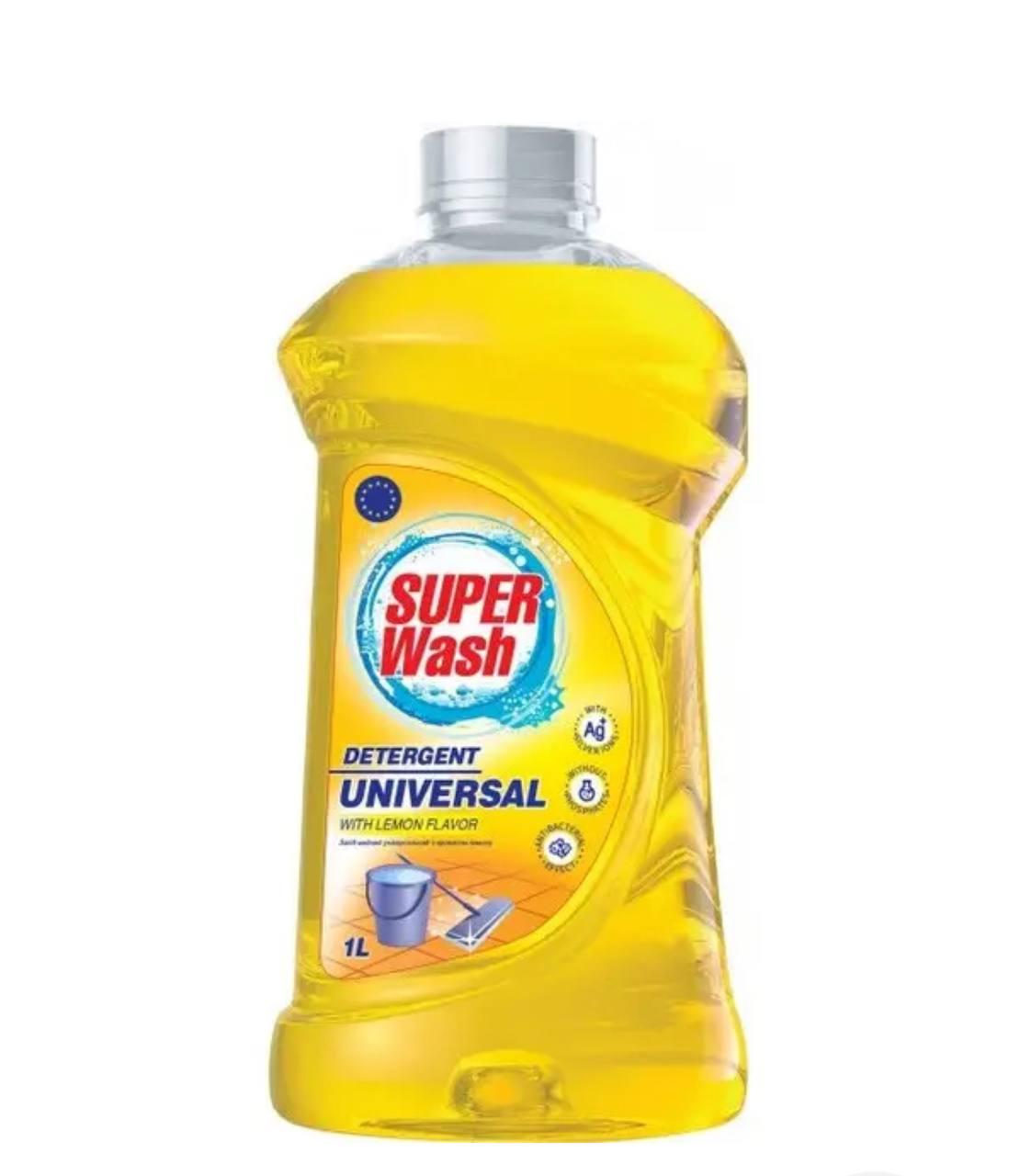 Універсальний миючий засіб Super Wash для всіх поверхонь 1 л