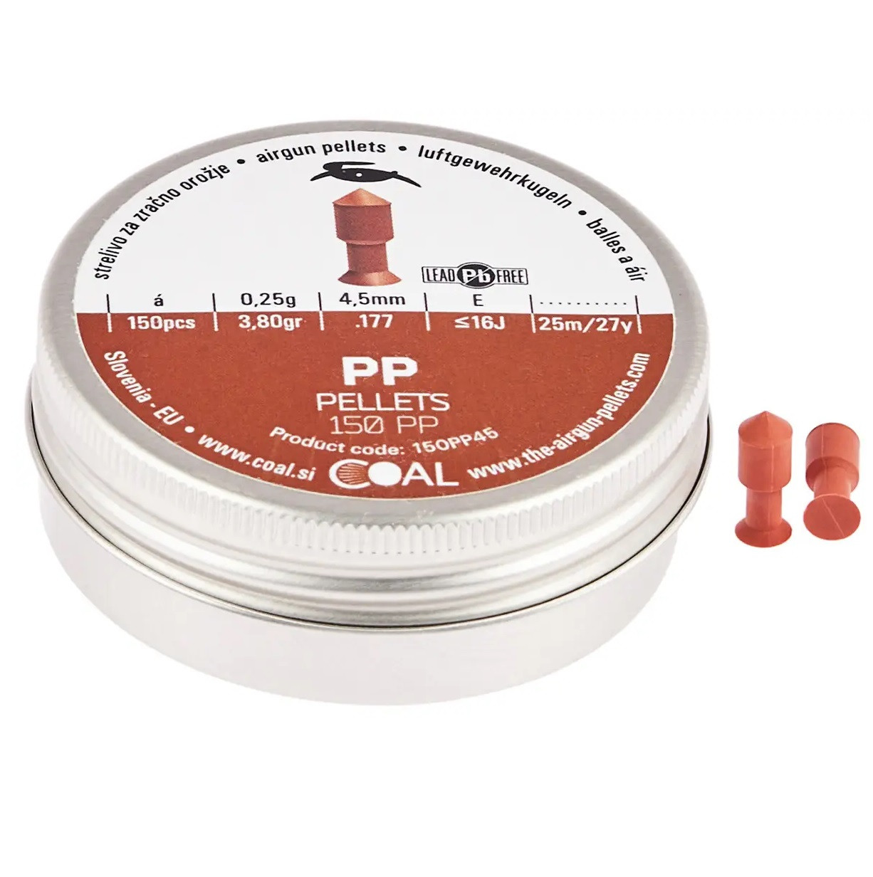 Кулі Coal PP 4.5 мм 0.25 г 150 шт/уп