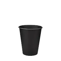 Стакан паперовий 175 мл чорний - Total Black (1/уп/50шт)