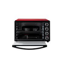 ЕЛЕКТРОДУХОВКА Liberton LEO-650 RED 2200Вт, об'єм 65л, 3 режими, макс. температура 250°C, таймер, червоний, фото 4
