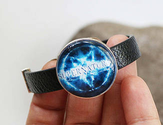 Браслет синя пентаграма Надприродне / Supernatural