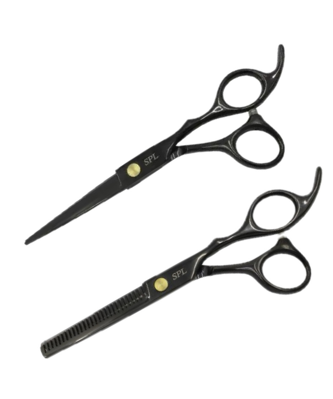 Набір перукарських ножиць SPL 6.0" 90023-60 та 90023-63 (91060-black)