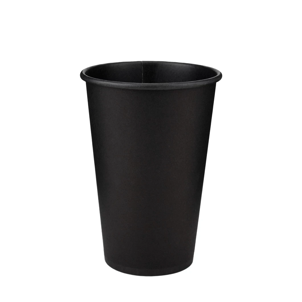 Стакан паперовий 340 мл чорний - Total Black (1/уп/50шт)