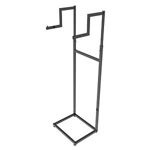 Стійка-вішало для одягу «Дубль» 2 кронштейни зигзаг