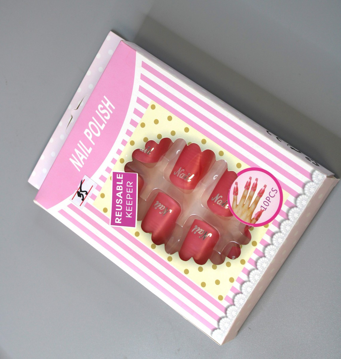 Набір кліпс для зняття гель-лаку, Рожеві, фото 1