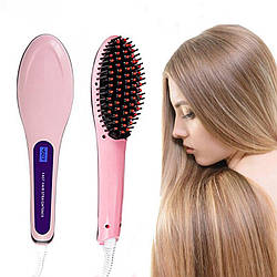 Гребінець-випрямляч для волосся Fast Hair Straightener/Електрична Щітка-випрямляч з турмаліновим покриттям