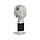 Мінівентилятор на акумуляторі MiniFan ZB-088C USB Біло-сірий портативний вентилятор — ручний дуйчик (ST), фото 6