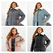 Жіноче пальто з плащової тканини еврозима