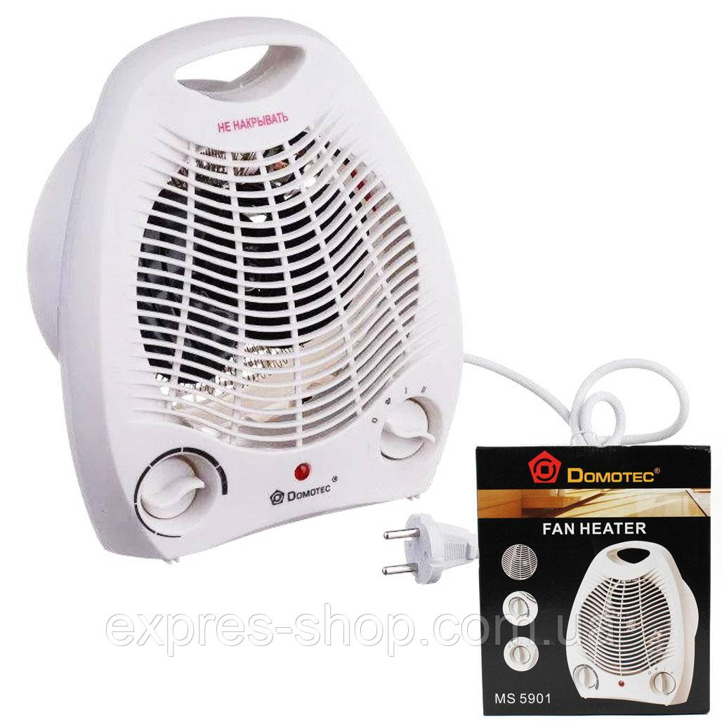Тепловентилятор 2000Вт, Domotec MS 5901 / Електро обігрівач / Обігрівач електричний, фото 1