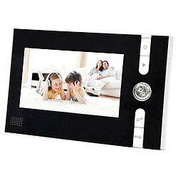 Домофон 7″, з кольоровим екраном і дзвінком, JS 715 / Відеодомофон з вбудованою пам'яттю / Домофон з камерою