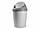 Відро для сміття з кришкою MVM BIN-10 9 л Сіре (BIN-10 9L GRAY), фото 3