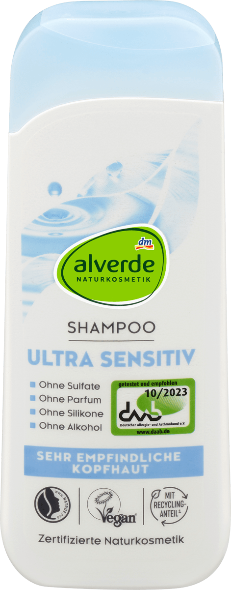 Шампунь Alverde Naturkosmetik Ultra Sensitiv 200 мл, фото 1