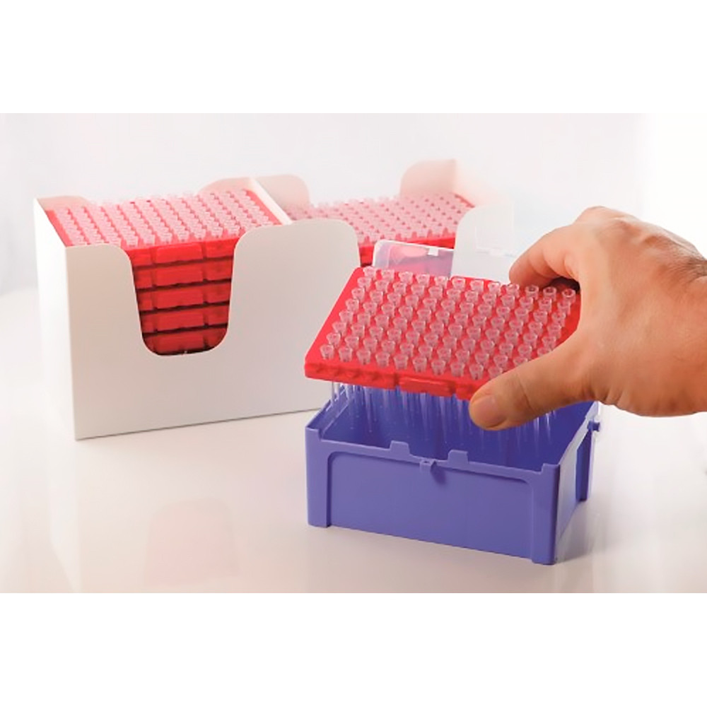 Наконечники 1000 мкл для дозатора Універсальні без фільтра нестерильні без ДНКаз РНКаз (8 блоків по 96 шт)