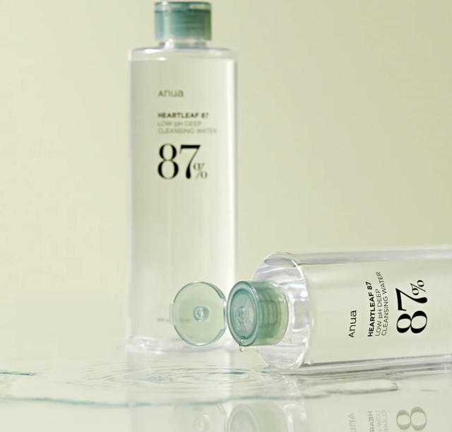 Міцелярна вода з хаутюйнією для зняття макіяжу Anua Heartleaf 87 Low pH Deep Cleansing Water