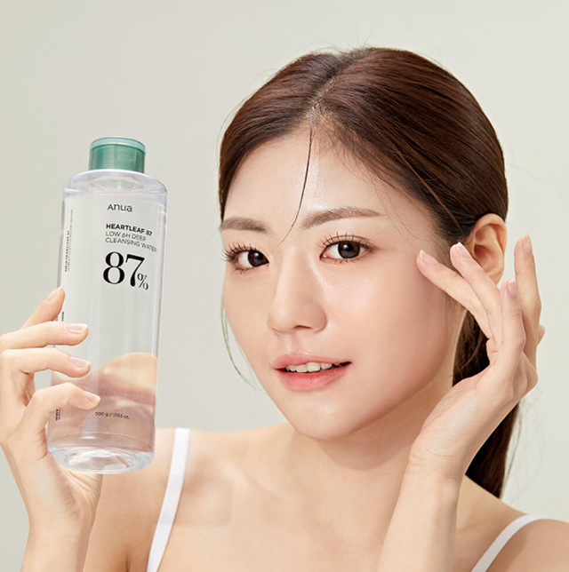 Міцелярна вода з хаутюйнією для зняття макіяжу Anua Heartleaf 87 Low pH Deep Cleansing Water