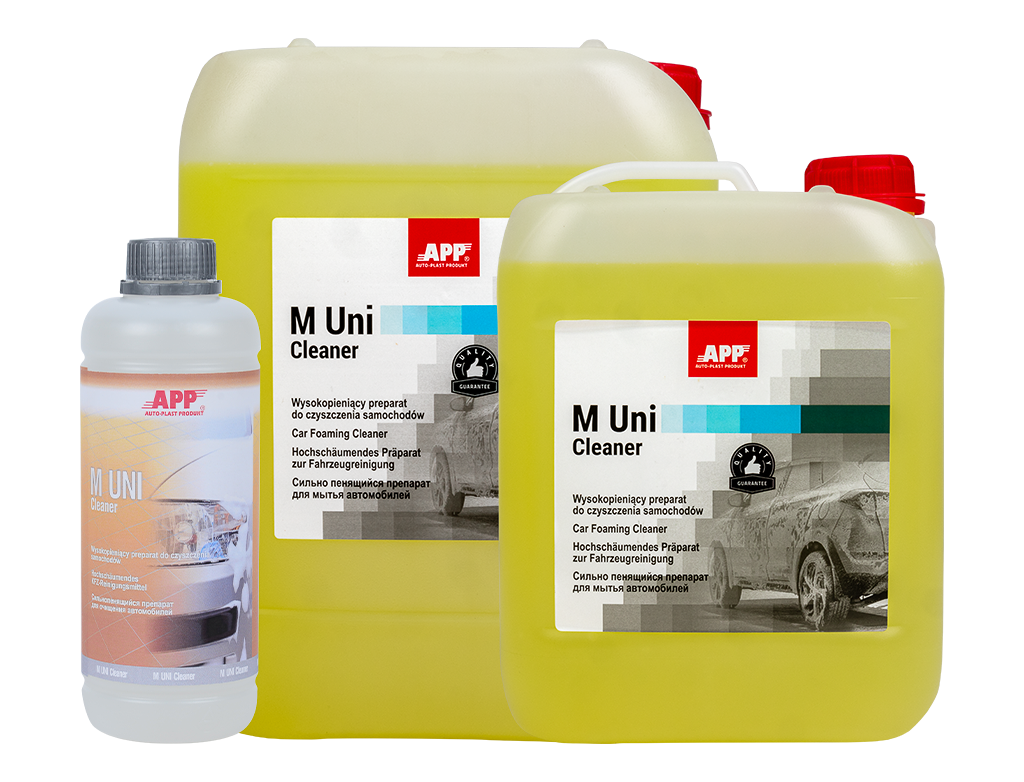 Високоефективний препарат для очищення автомобіля APP M UNI Cleaner - 1л, фото 1
