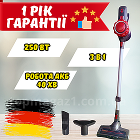 Ручний пилосос Crownberg 2500 Вт потужний пилосос 35 тисяч об/хв з турбо щіткою контейнер 0,5 л