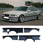 BMW E36 розширення кузова краще ніж Felony form стиль ABS пластик БМВ Е36 купе обвіс накладки на арки та крила