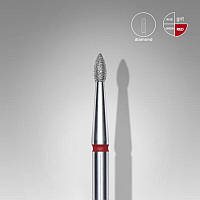 Фреза алмазна Крапля STALEKS PRO 1.8 мм червоний