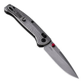 Ніж Hogue Mysto Manual Folder 3.4" Clip Point Blade - Tumbled Titanium Колір: Stone Tumbled, 24491-LIM