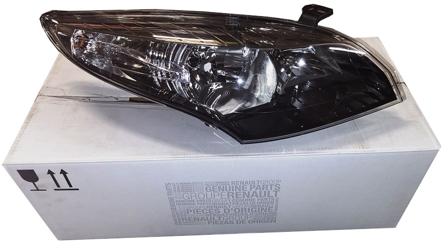 Фара права Renault Megane 3 (хром-чорна) 2009-2014, 260105680R