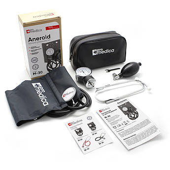 Тонометр механічний зі стетоскопом  по акції (вимірювач тиску) ProMedica М-30 гарантія 2 роки