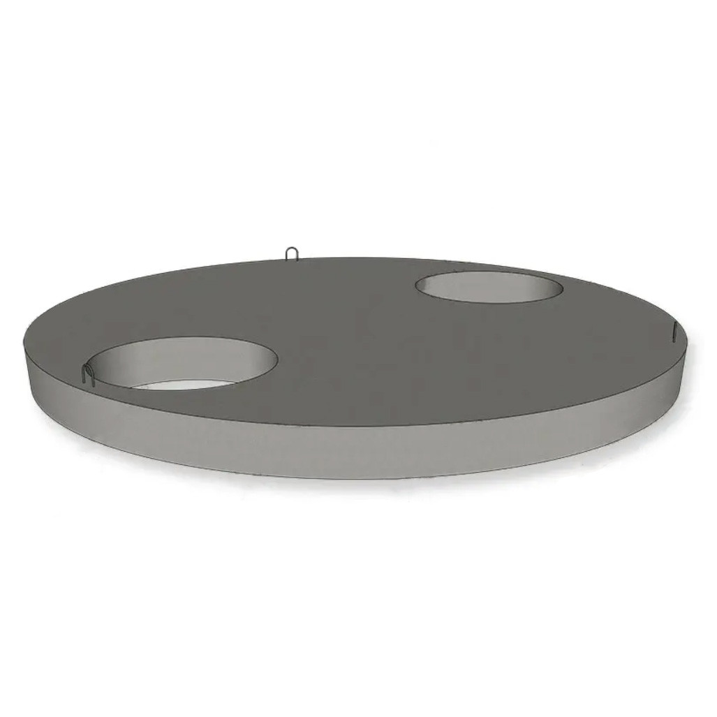 Плита для колодязя 2 ПП 25-2.2, фото 1