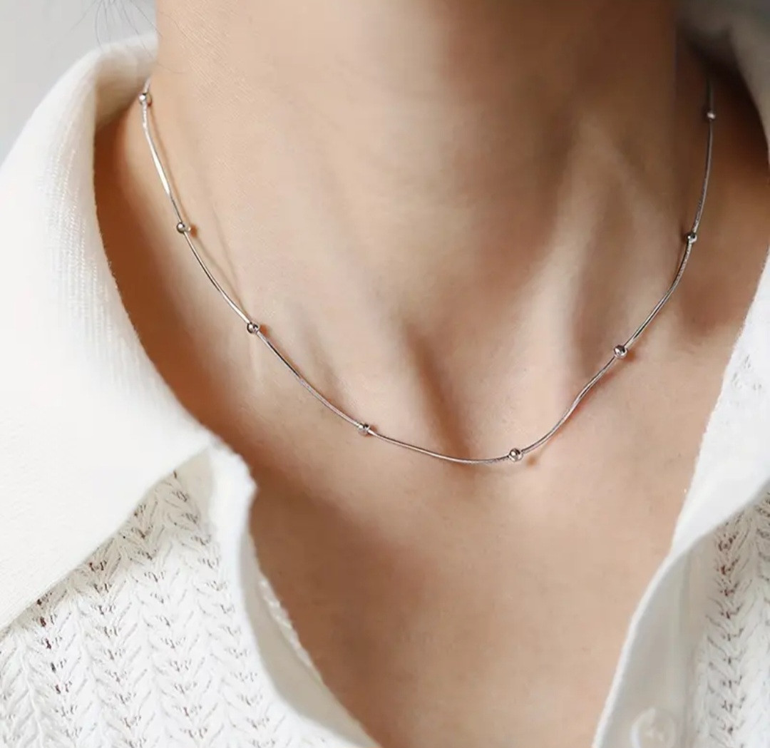 Короткий ланцюжок з нержавіючої сталі Stainless Steel. Медична сталь