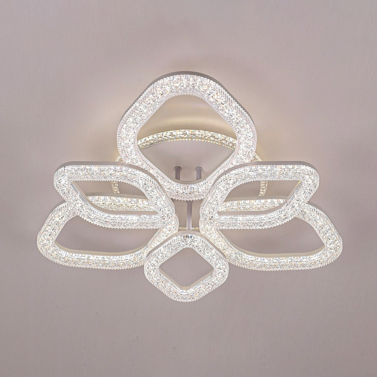 Сучасна Led-люстра 188W з пультом керування, освітлення до 25 м², FP-23516-3+3H