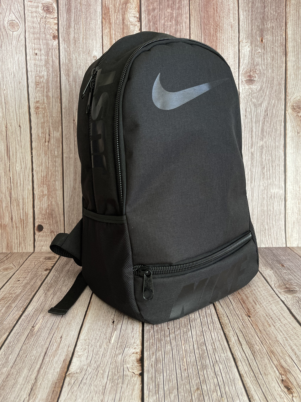Чорний спортивний рюкзак найк Nike міський Just do it