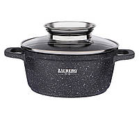 Каструля алюмінієва мармур 6,5 л 0328 BL - "I" Індукція