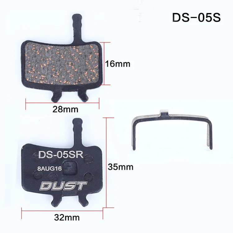 Колодки гальмівні велосипедні DUST DS-05S дискові AVID BB7, Juicy3/5/7, Ultimate and Promax DSK-950