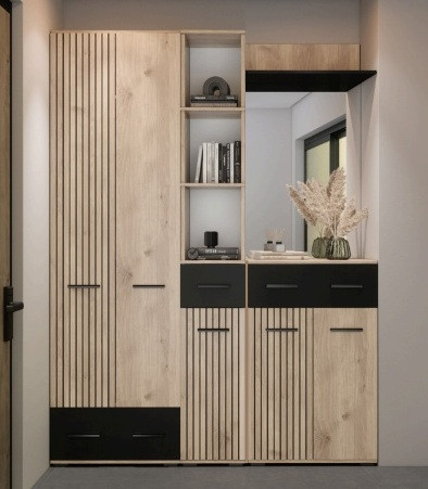 Передпокій з шафою Амбре 150х32х202,5 см, фото 1