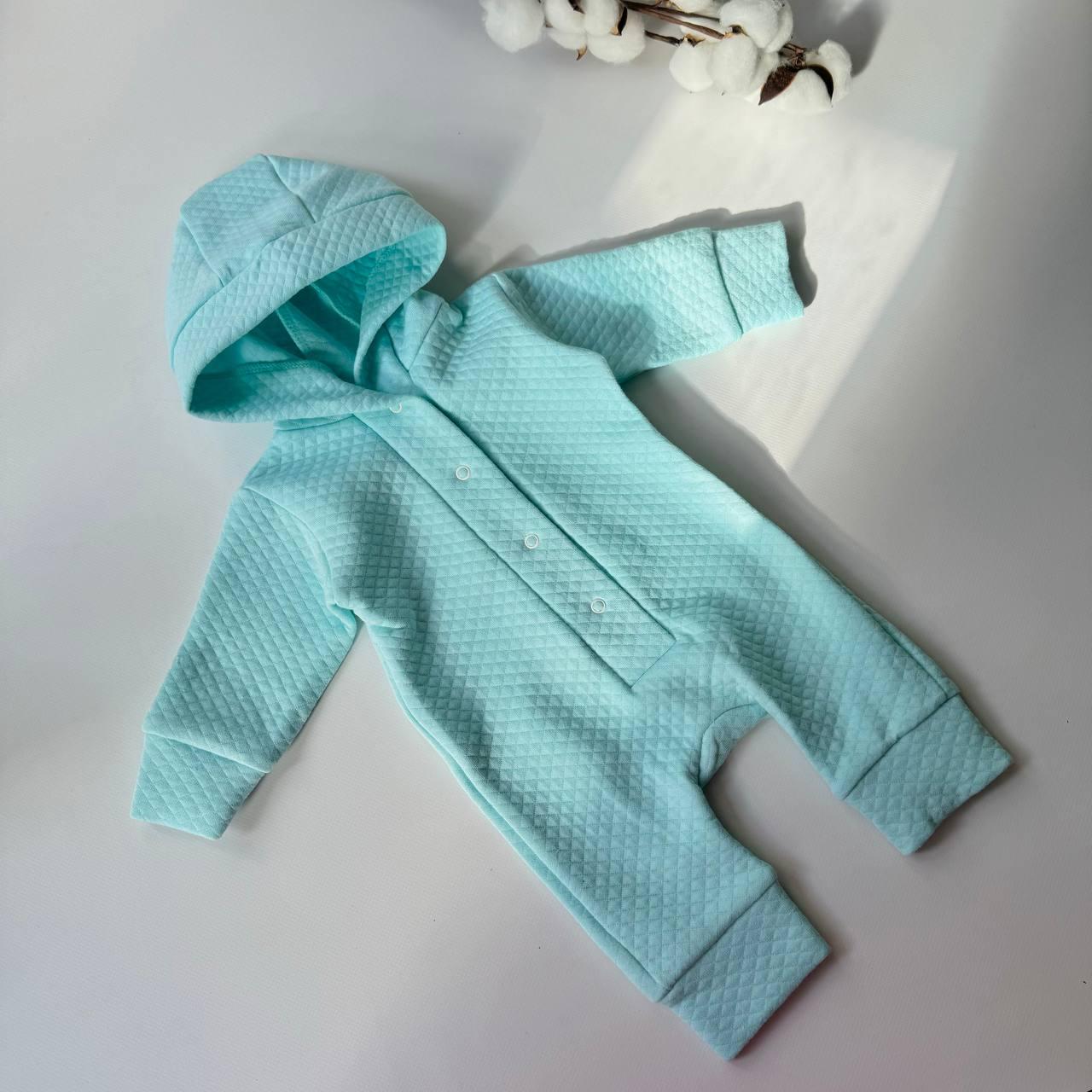 👶 Теплий комбінезон з капітону для новонародженого