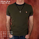 Срібний хрестик з цепочкою із шовку. Хрест "Образ" та шовковий шнурок зі срібним замком. Довжина 55 см, фото 8