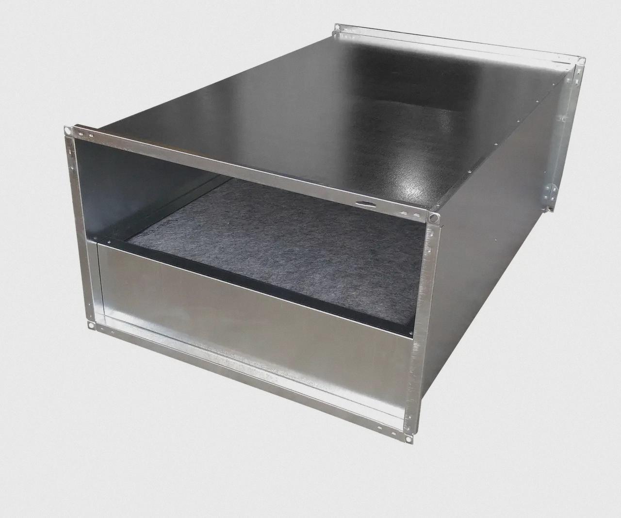 Прямокутний канальний шумоглушник 1000х500 C-GKD-100-50